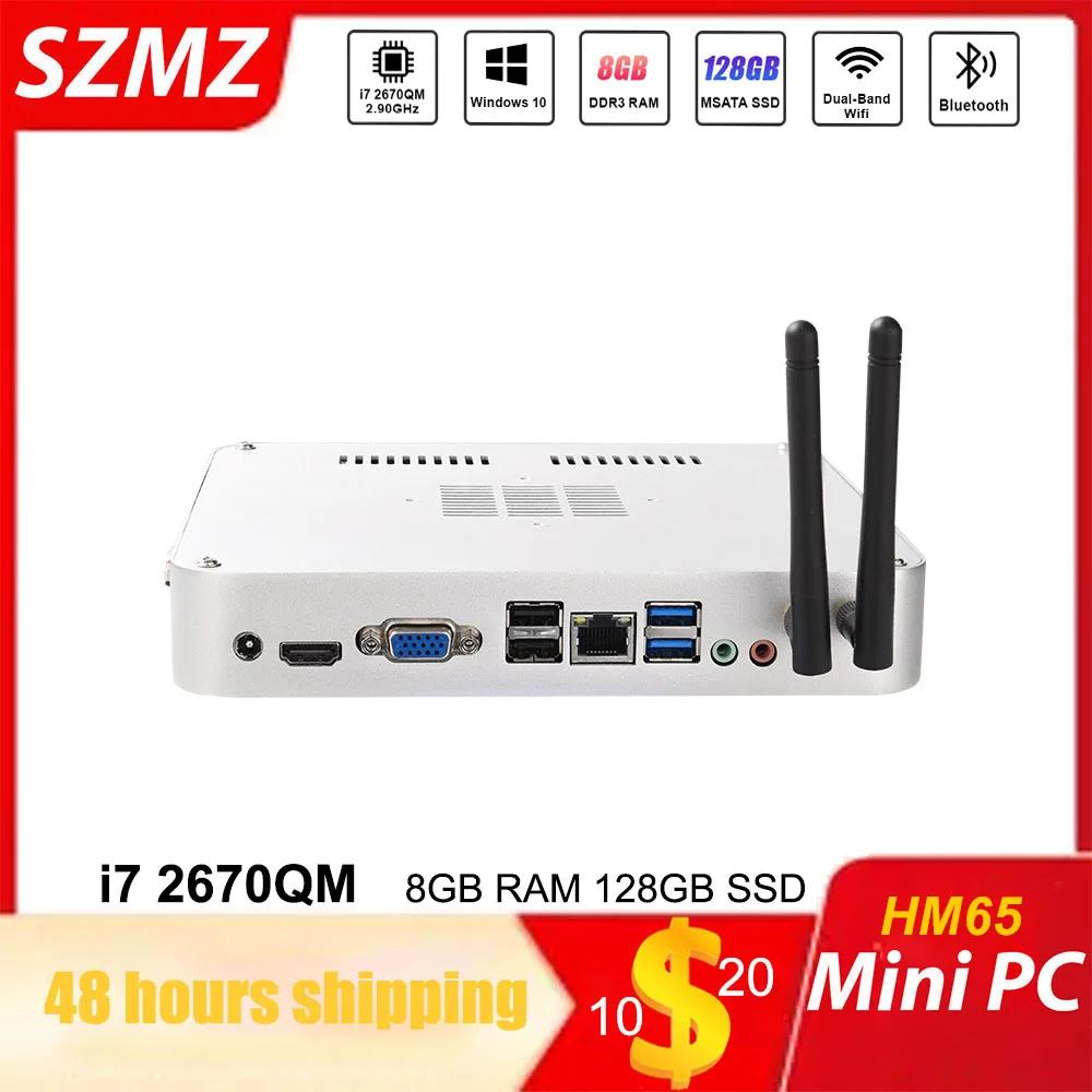 SZMZ ̴ PC Ʈ ŰƮ,  ھ I7 2670QM μ, 3.1GHz 4G/8G DDR3 128G/256G SSD,  10 ̸ ǻ,  BT